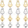 SUPERFINDINGS 16Pcs 4 Style Rack Plating Real 18K Gold Plated Brass Pendants KK-FH0003-96-1