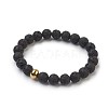 Natural  Mixed Stone Beads Stretch Bracelets BJEW-JB03852-2