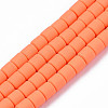 Handmade Polymer Clay Bead Strands X-CLAY-ZX006-01-39-2