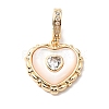Natural Shell Pendants KK-N290-05G-1