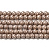 Cubic Zirconia Imitation Pearl Bead Strands ZIRC-P109-03B-07-1