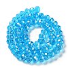 Anti-Tarnish Glass Beads Strands GR12MMY-20L-5