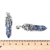 Natural Blue Spot Jasper Pendants G-M450-01P-11-3
