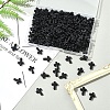 200Pcs Opaque Acrylic Beads SACR-FS0001-40B-8