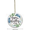 Handmade Porcelain Pendants PORC-WH0005-019-2