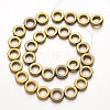Electroplate Non-magnetic Synthetic Hematite Beads Strands G-F300-04-03-2