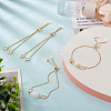 Rack Plating Adjustable Brass Slider Bracelets YS-TAC0001-13G-6