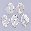 Natural Capiz Shell Pendants SHEL-N026-97-1