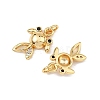 SHEGRACE Brass Cubic Zirconia Charms XGRQ3P512-586G-2