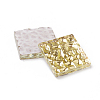 Electroplate Glass Crystal Mosaic Tiles Cabochons GLAA-G073-C01-3