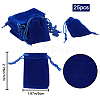 25Pcs Rectangle Velvet Drawstring Pouches TP-BBC0001-04B-01-2