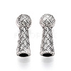 Tibetan Style Alloy End Caps TIBE-T016-05AS-1