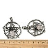 Natural Rose Quartz Pendants G-P547-05AS-05-3
