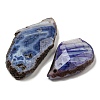 Dyed Natural Druzy Agate Pendants G-G123-06-2
