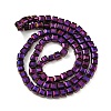 Electroplate Glass Beads Strands EGLA-D018-6x6mm-84-3