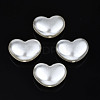 ABS Plastic Imitation Pearl Beads X-OACR-N008-141-1