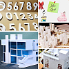 Foam Stamp Poster Board LS-DIY-WH0387-49B-4