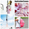 60Pcs 2 Colors Awareness Ribbon Shape Alloy Enamel Pendant Decoration HJEW-HY00036-6