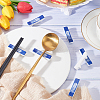 Porcelain Chopsticks Rest Dinner Spoon Stand Knife Fork Holder DIY-WH0270-064-5