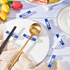 Porcelain Chopsticks Rest Dinner Spoon Stand Knife Fork Holder DIY-WH0270-064-5