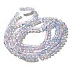 Crackle Glass Beads Strands CCG-C002-6mm-09-2