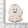 Single Face Printed Wood Pendants WOOD-B009-01C-3