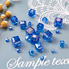 Electroplate Glass Beads Strands EGLA-TA0001-03C-4
