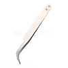 410 Stainless Steel Beading Tweezers TOOL-WH0014-05-1