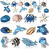 Ocean Theme Wooden Sea Animal Pendant Decorations PW-WGE3A68-01-5