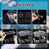 1 Set Transparent Acrylic Earring Display Stands EDIS-PH0001-28-5