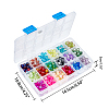 DIY Baking Paint Crackle Glass Beads Stretch Bracelet Making Kits DIY-PH0004-54B-7