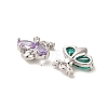 Glass Pendants KK-P260-06P-2