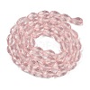 Transparent Glass Beads Strands EGLA-N013-T4mm-D18-2