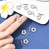 SHEGRACE Brass Toggle Clasps XGR0125P-158P-5