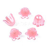 Spray Paint ABS Plastic Imitation Pearl Beads MACR-N013-001C-1