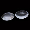 Transparent Glass Cabochons GGLA-R026-50mm-2