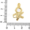 Brass Micro Pave Cubic Zirconia Pendants KK-S507-10G-3