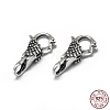 Thailand 925 Sterling Silver Lobster Claw Clasps STER-L057-007AS-3