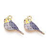 Printed Alloy Pendants ENAM-N056-205F-2