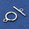 Sterling Silver Ring Toggle Clasps X-STER-A008-16-2