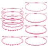 5Pcs 5 Style Nylon Thread Woven Braided Bracelets Set BJEW-SW00051-1