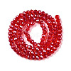 Electroplate Glass Beads Strands EGLA-A044-T4mm-A01-3