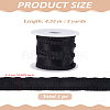 5 Yards Polyester Pleated Edged Ribbon for Clothing Decoration DIY-LP0003-17-2