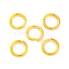 Brass Saw Cut Open Jump Rings KK-G514-01I-G-1
