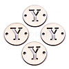 Unfinished Natural Poplar Wood Links Connectors WOOD-S045-140B-01Y-1