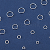 50Pcs 5 Styles 925 Sterling Silver Open Jump Rings STER-BBC0006-19-4