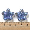 AB Color Plated Acrylic Beads OACR-G034-01D-3