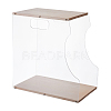 Wooden Vinyl Record Storage Holder Rack ODIS-WH0086-135-1