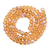 Electroplate Glass Beads Strands EGLA-A034-T10mm-L23-3