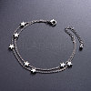 Trendy Stainless Steel Anklet JA42B-2